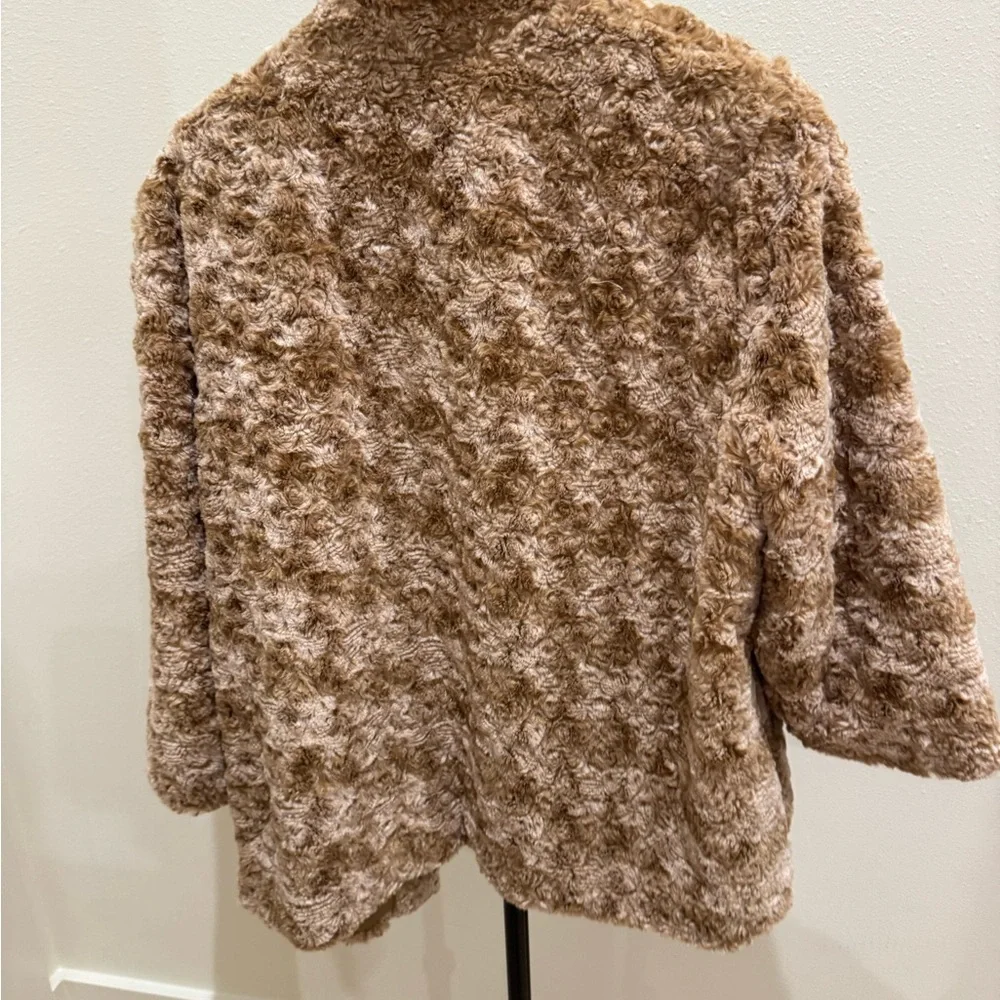Cozy Tan Teddy Jacket